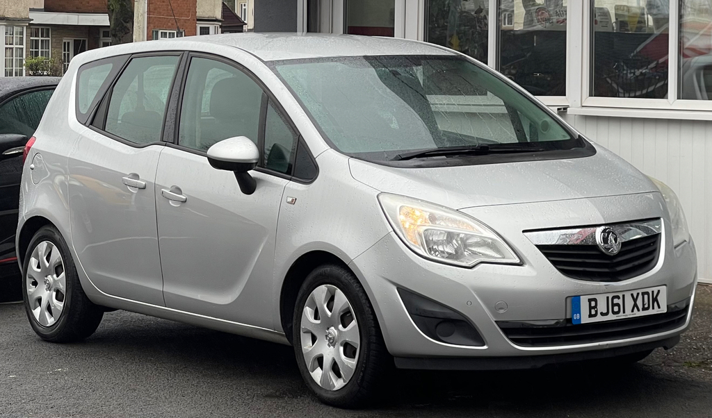 Vauxhall Meriva 1.4 16V Exclusiv Mpv Euro 5 Non BJ61XDK Silver #6