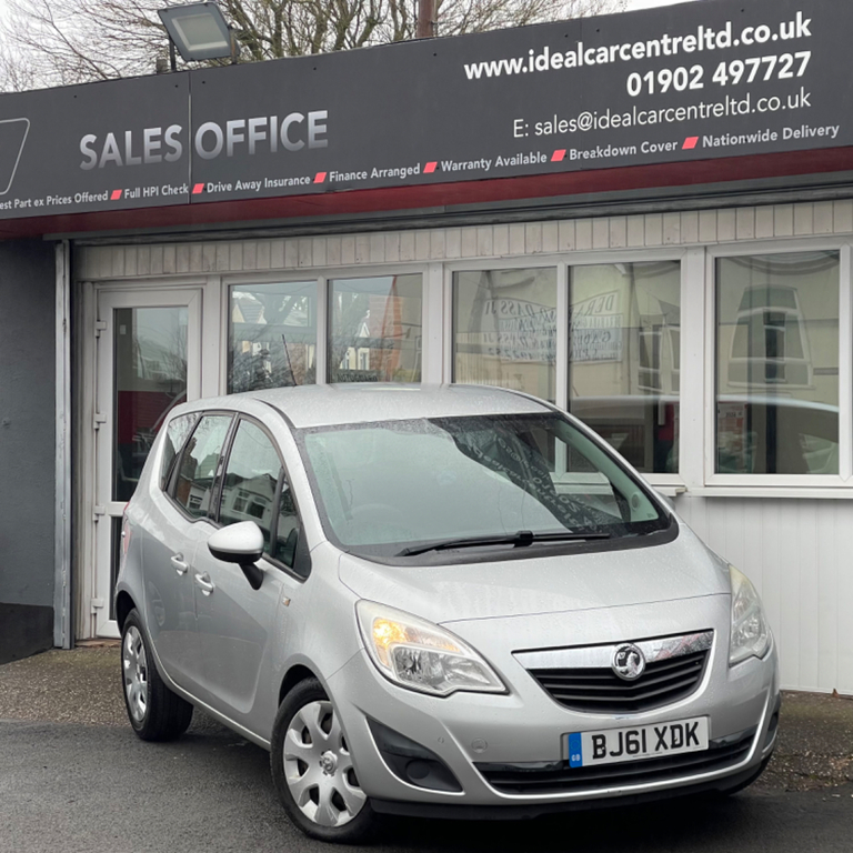 Vauxhall Meriva 1.4 16V Exclusiv Mpv Euro 5 Non Silver