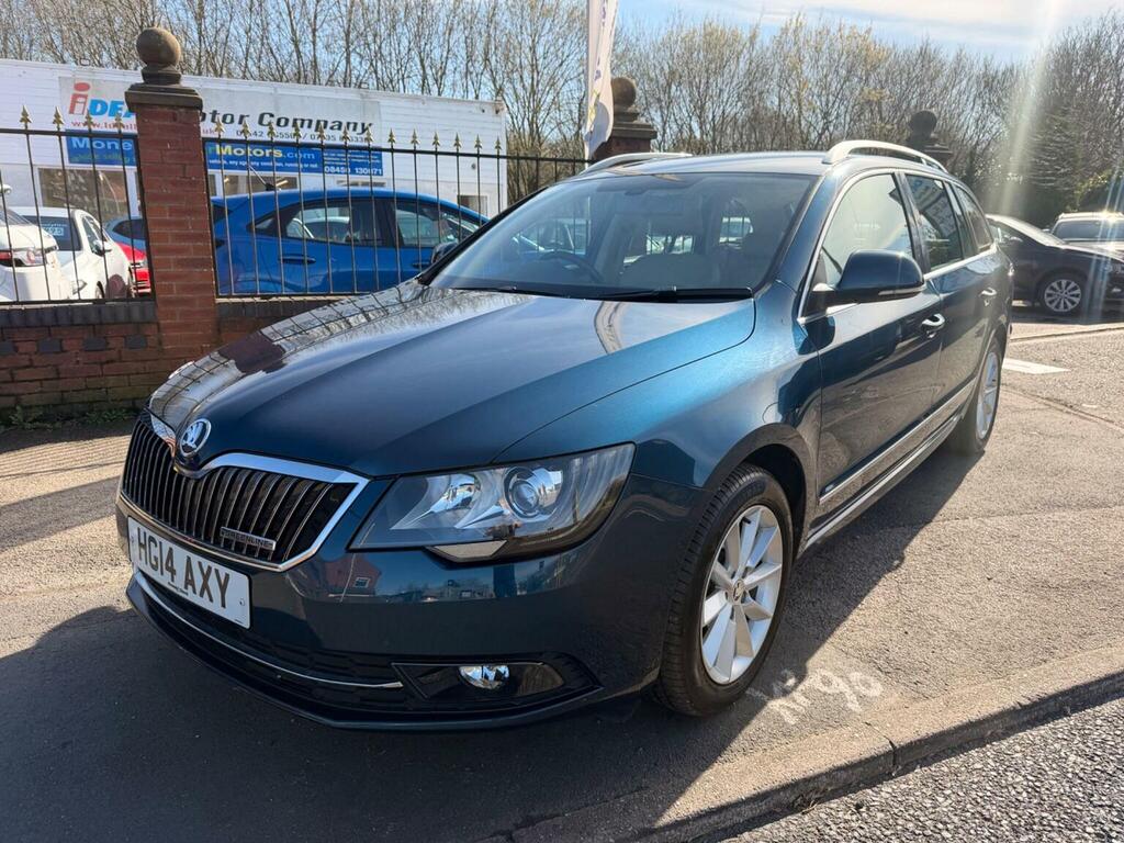 Skoda Superb Estate 1.6 Tdi Elegance Greenline III Euro 5 Ss Blue #6