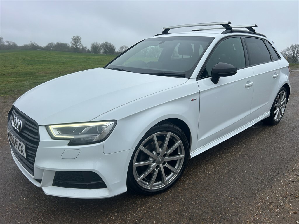 Audi A3 Sportback Tdi S Line Black Edition KK68PUX White #4