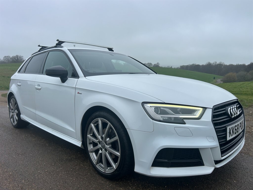 Audi A3 Sportback Tdi S Line Black Edition White