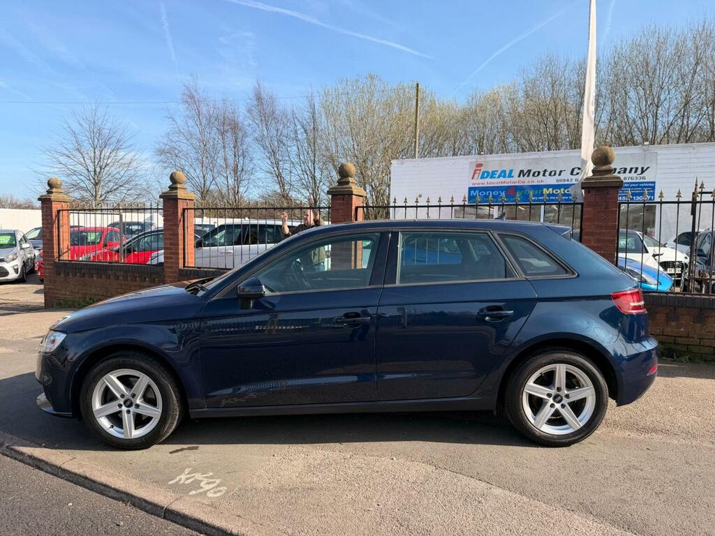 Audi A3 Hatchback 1.0 Tfsi Se Sportback Euro 6 Ss PY66NNH Blue #4