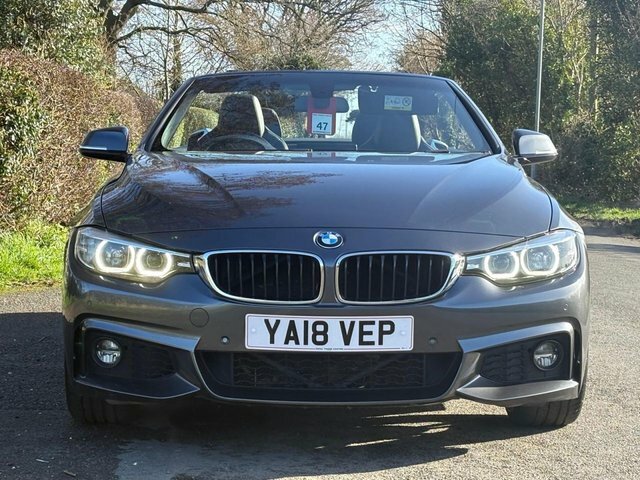 BMW 4 Series 2018 2.0 420I M Sport Convertible YA18VEP Grey #2