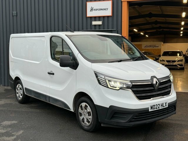 Renault Trafic 2.0 Dci Blue Sl28 Business Panel Van Ma MD22HLX White #2