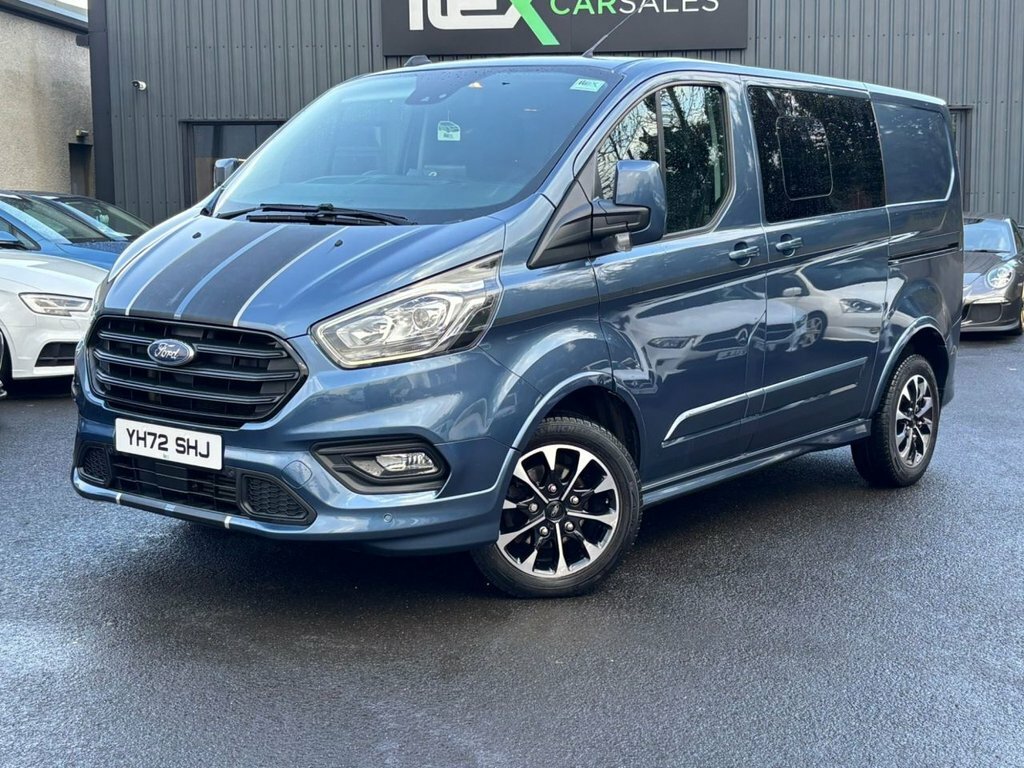 Ford Transit Custom 2L Sport YH72SHJ Blue #3