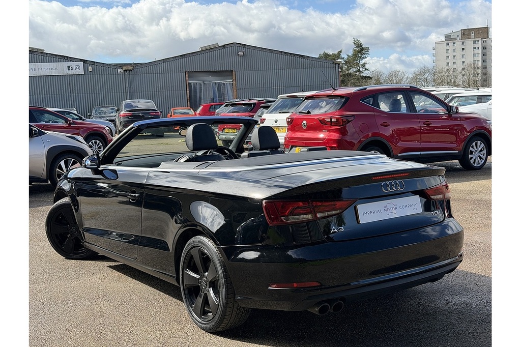 Audi A3 Cabriolet Tfsi Sport GK64OBO Black #2