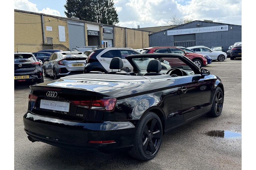 Audi A3 Cabriolet Tfsi Sport GK64OBO Black #6