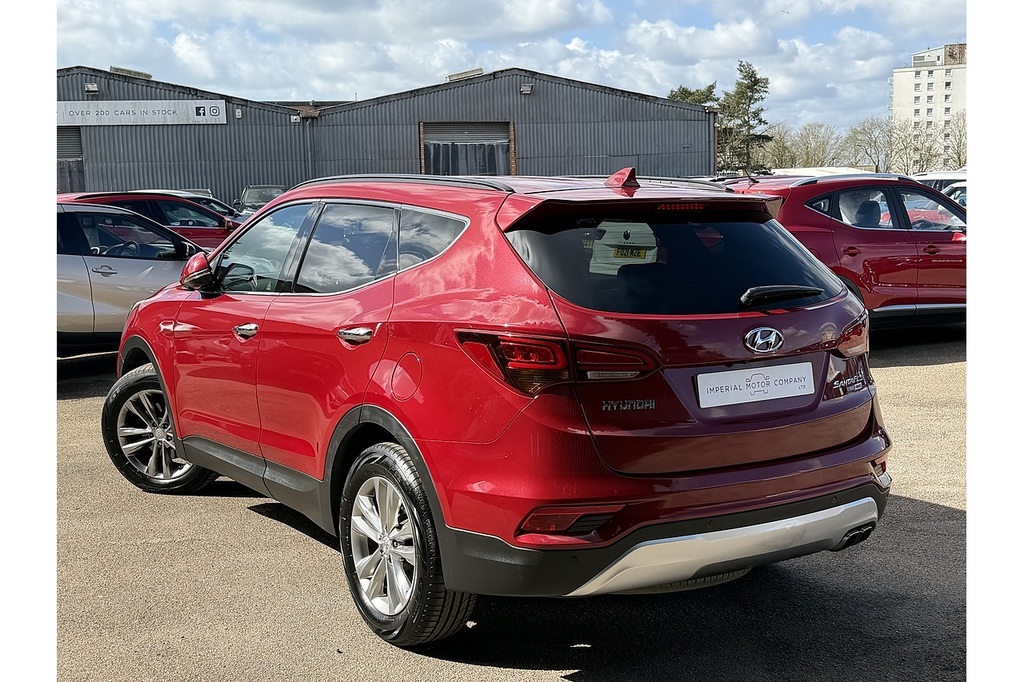 Hyundai Santa Fe Crdi Blue Drive Premium YO66KAJ Red #2