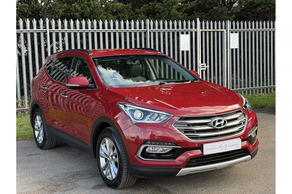 Hyundai Santa Fe Crdi Blue Drive Premium YO66KAJ Red #4