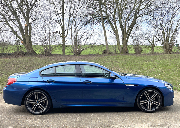 BMW 6 Series Gran Coupe 3.0 Gran Coupe M Sport AO18VGC Blue #3