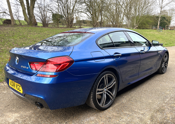 BMW 6 Series Gran Coupe 3.0 Gran Coupe M Sport AO18VGC Blue #4