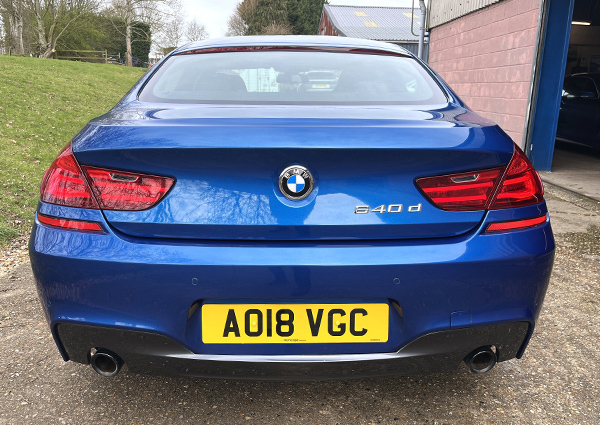 BMW 6 Series Gran Coupe 3.0 Gran Coupe M Sport AO18VGC Blue #5