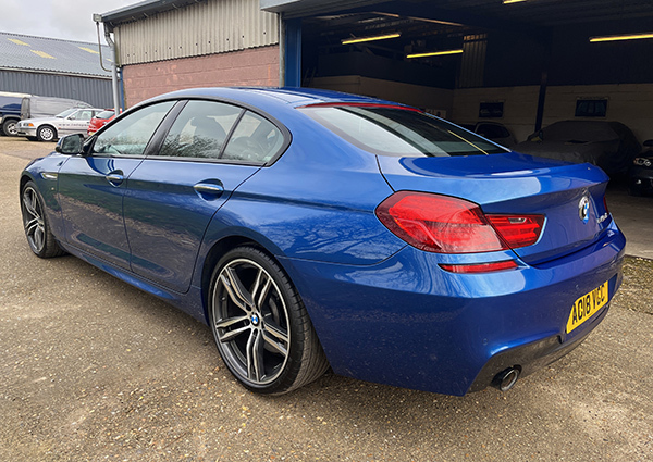 BMW 6 Series Gran Coupe 3.0 Gran Coupe M Sport AO18VGC Blue #6