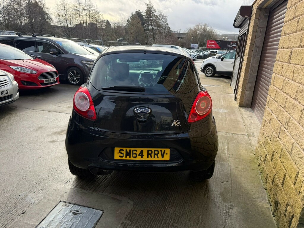 Ford KA Hatchback 1.2 Zetec 2015 SM64RRV Black #5