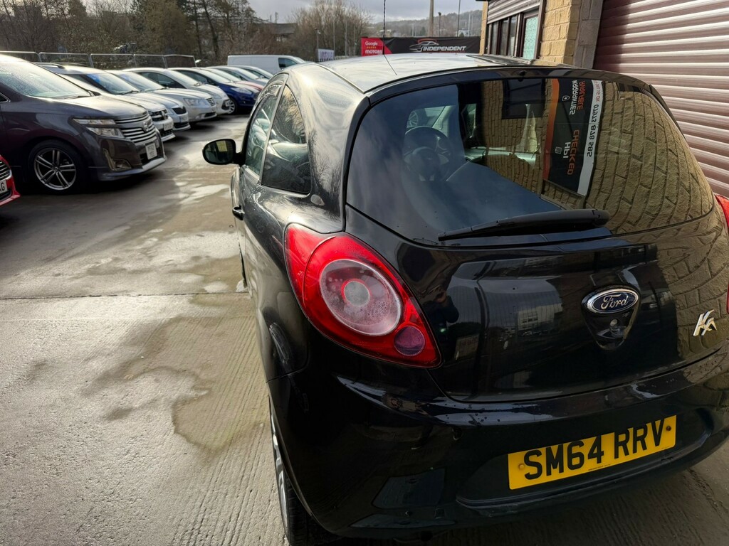 Ford KA Hatchback 1.2 Zetec 2015 SM64RRV Black #3