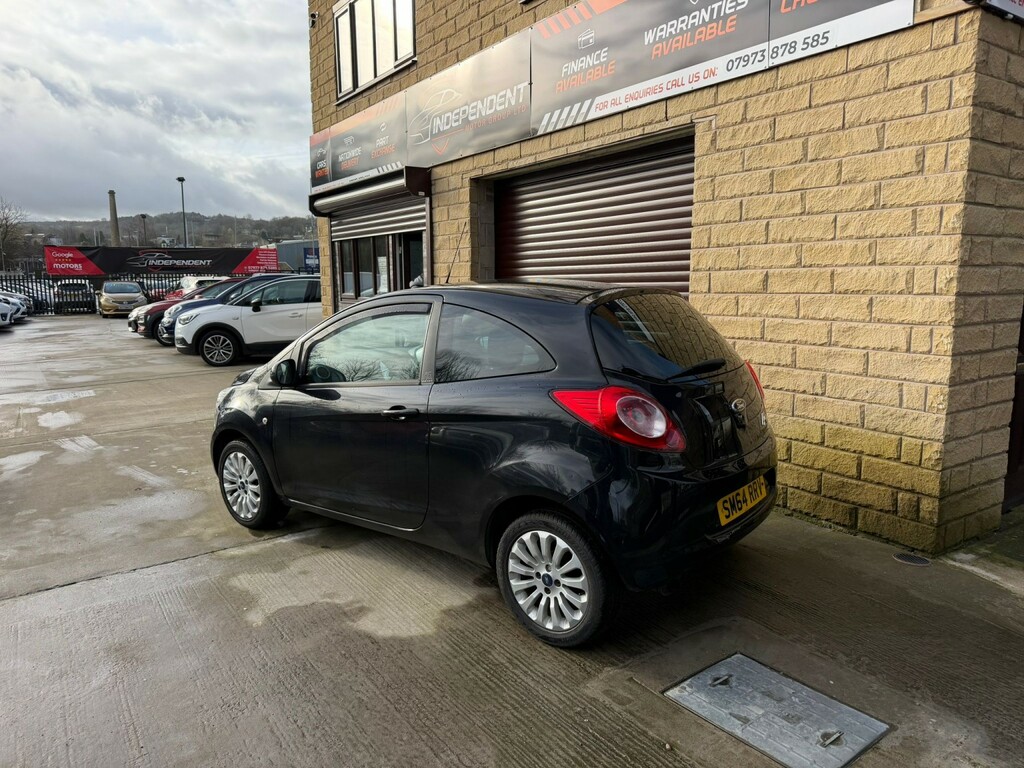 Ford KA Hatchback 1.2 Zetec 2015 SM64RRV Black #4