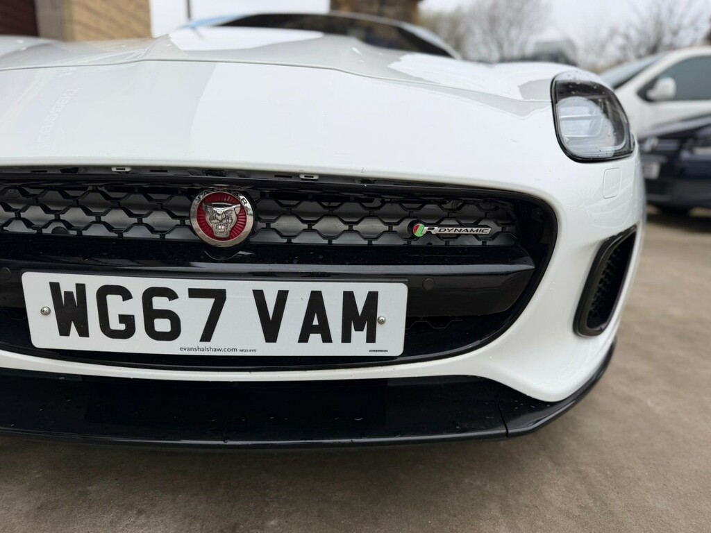 Jaguar F-Type Coupe 3.0 V6 R-dynamic 2017 WG67VAM White #3