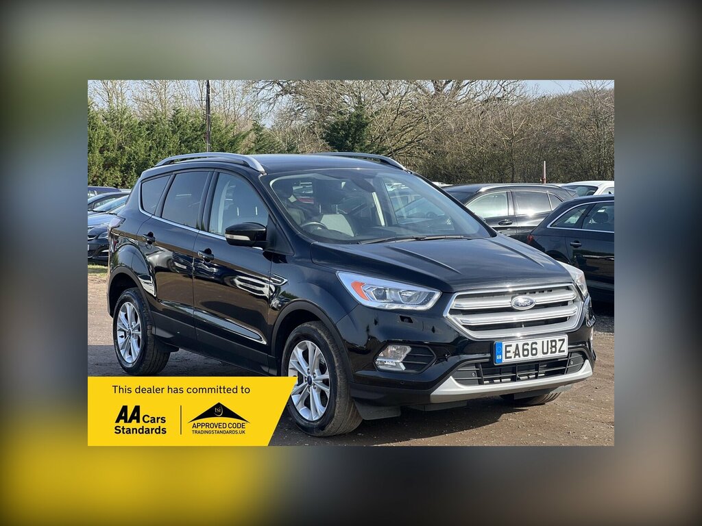 Ford Kuga 2.0 Tdci Titanium Euro 6 Ss EA66UBZ Black #2