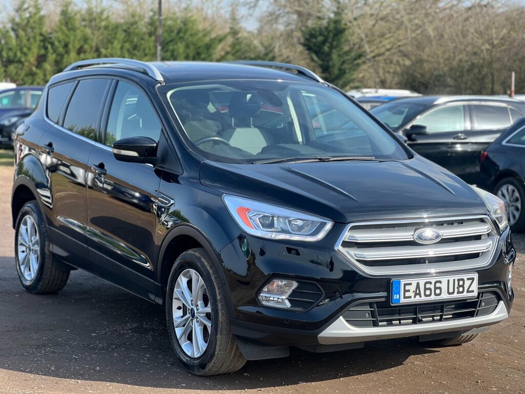 Ford Kuga 2.0 Tdci Titanium Euro 6 Ss EA66UBZ Black #3