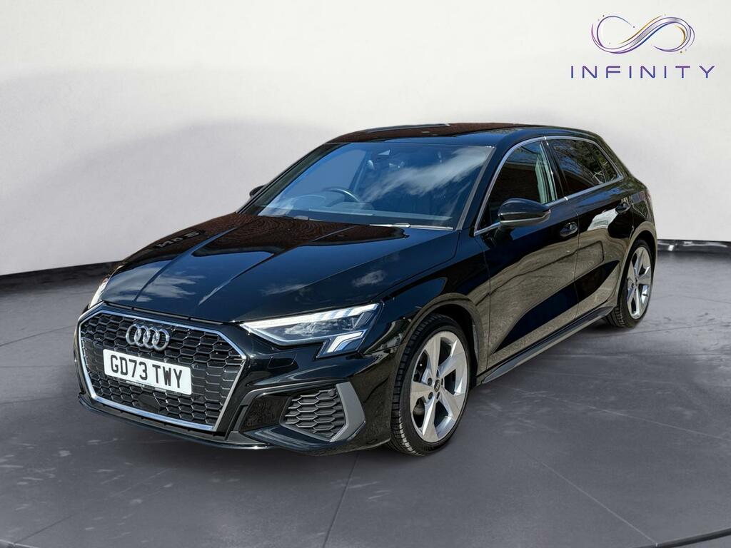 Audi A3 1.5 Tfsi 35 S Line Sportback S Tronic E Black #2