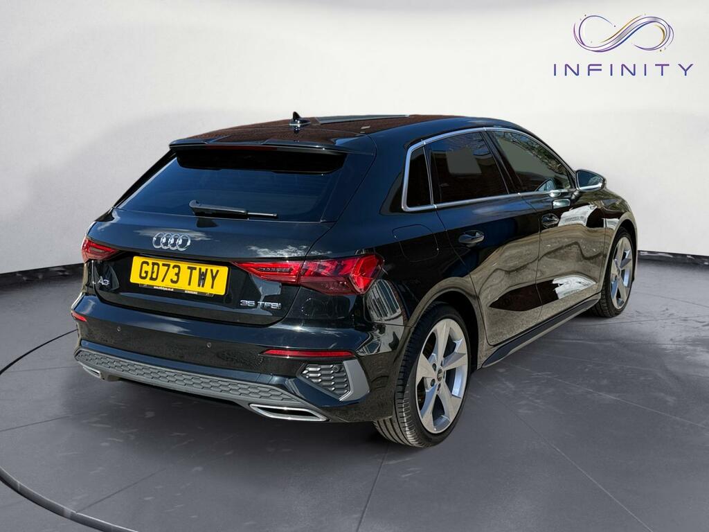 Audi A3 1.5 Tfsi 35 S Line Sportback S Tronic E Black #6