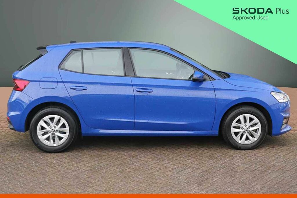 Skoda Fabia 1.0 Tsi Se Comfort SJ23RWX Blue #4