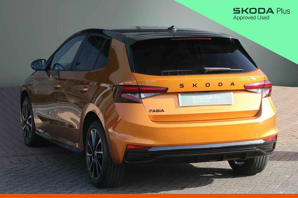 Skoda Fabia 1.0 Tsi 116 Monte Carlo Edition SD74URM Orange #3