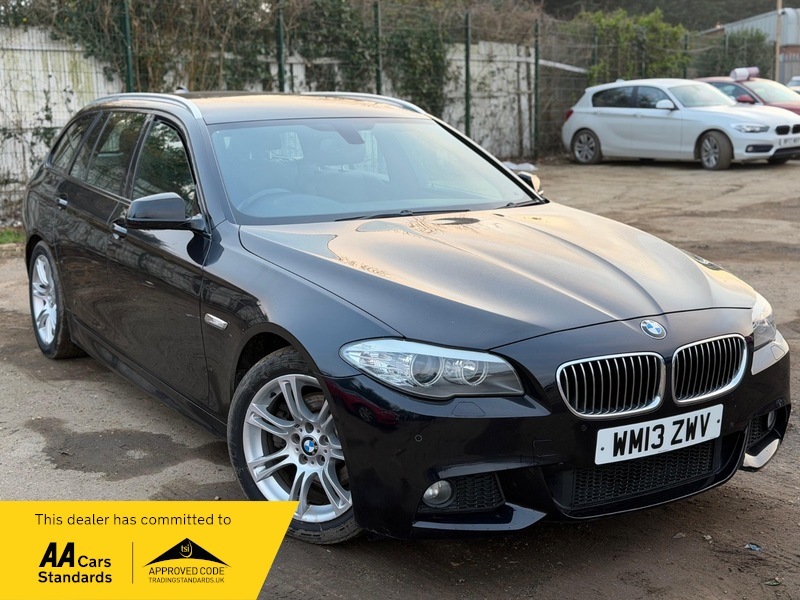 BMW 5 Series 2.0 520D M Sport WM13ZWV Black #4