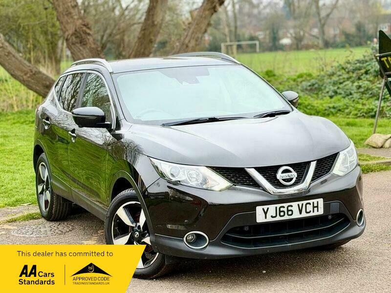 Nissan Qashqai 1.5 Dci N-connecta Suv YJ66VCH Black #5