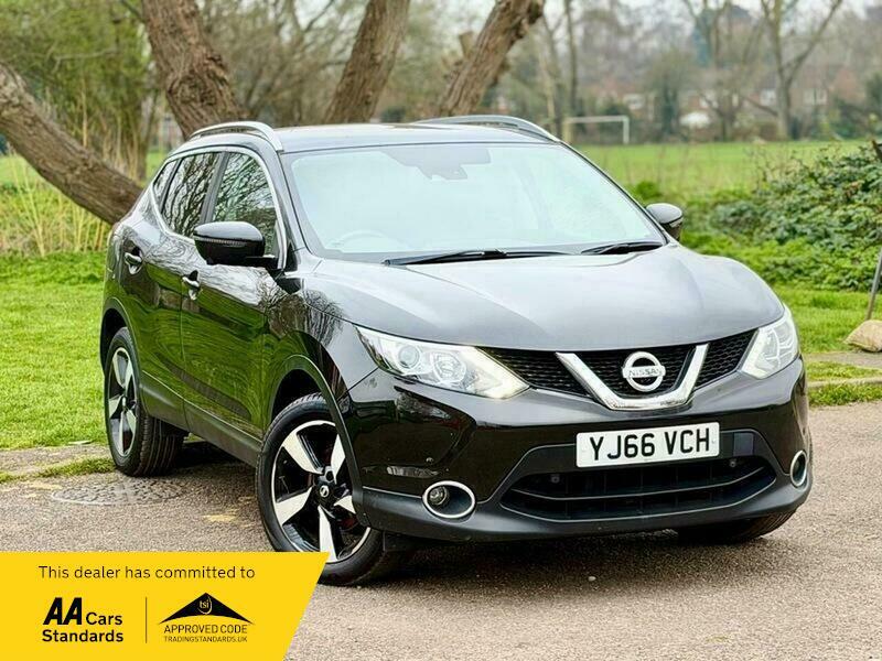 Nissan Qashqai 1.5 Dci N-connecta Suv YJ66VCH Black #6