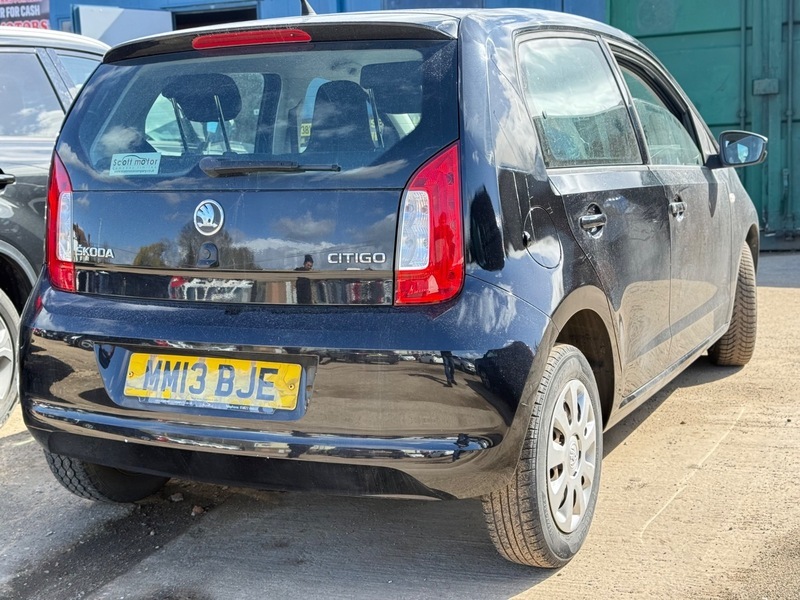 Skoda Citigo 1.0 Mpi Se Hatchback MM13BJE Black #3