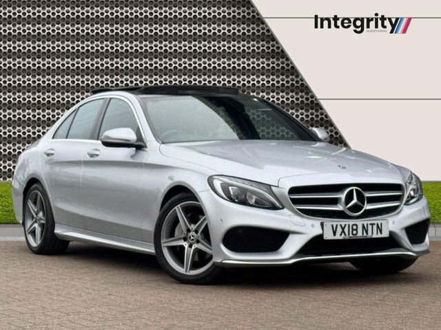 Mercedes-Benz C Class 2018 2.0 C200 Amg Line Premium Saloon Silver