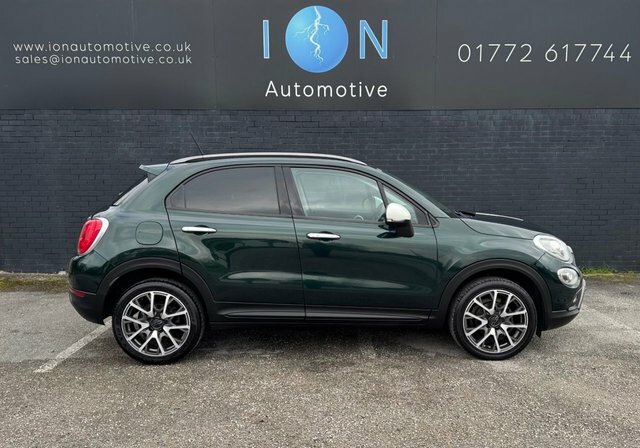 Fiat 500X 1.4 Multiair Cross Plus Rare Colour Sat Nav Bluet WO15VGC Green #2