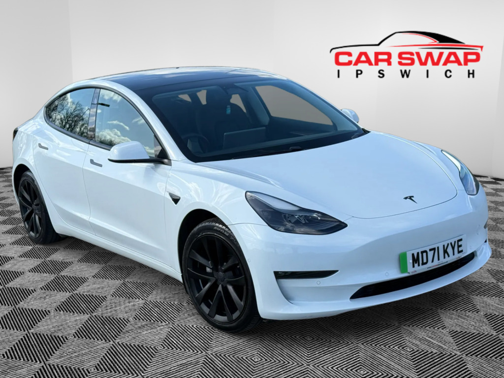 Tesla Model 3 Dual Motor Long Range Saloon 4 MD71KYE White #4