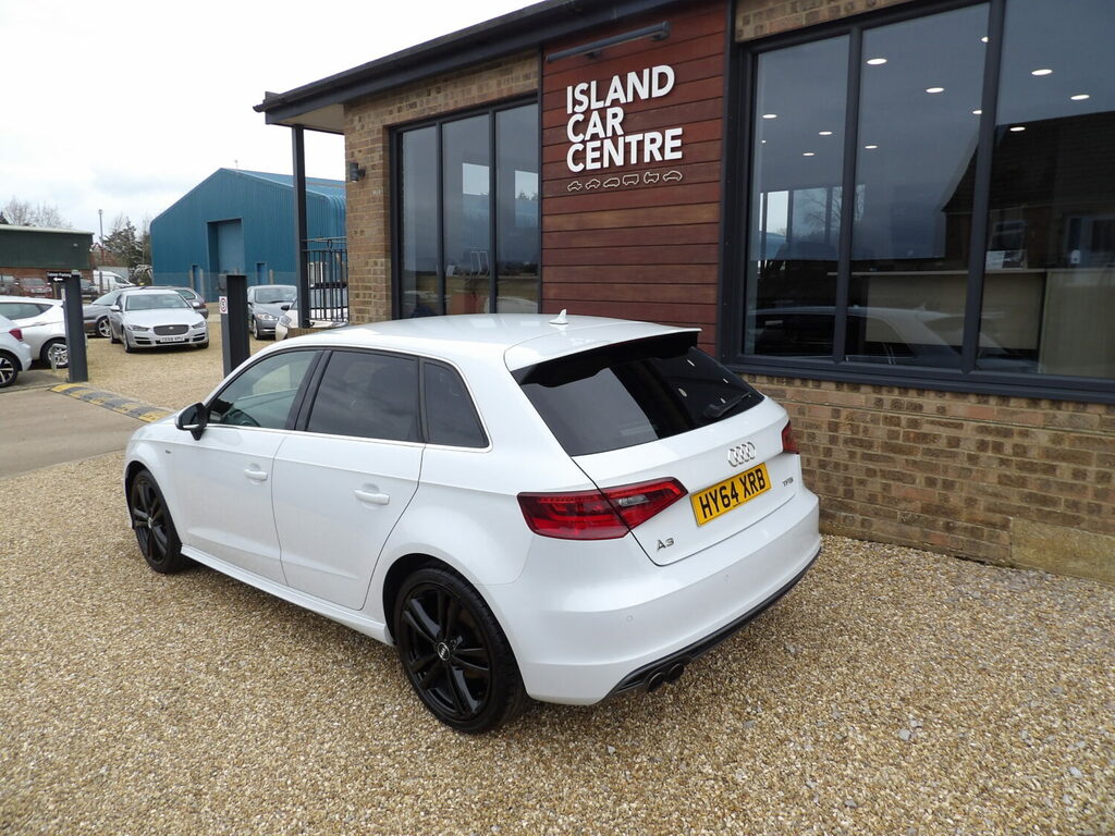 Audi A3 Sportback 1.4 Tfsi S Line HY64XRB White #4