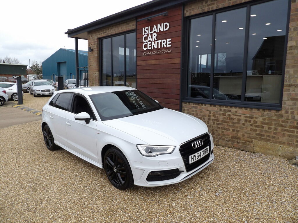 Audi A3 Sportback 1.4 Tfsi S Line HY64XRB White #3