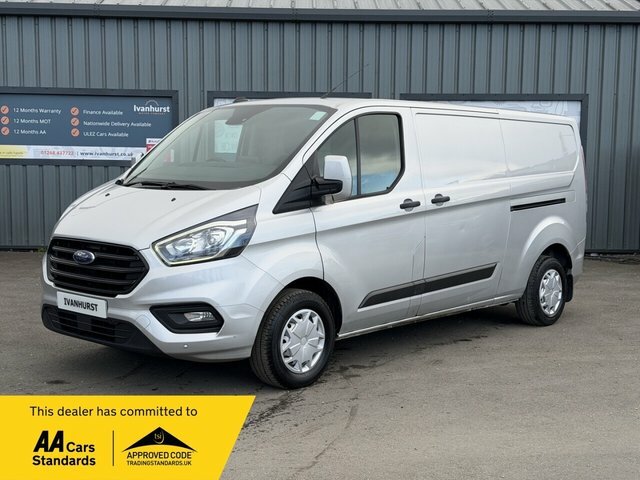 Ford Transit Custom 2.0 300 Ecoblue Trend Panel Van Silver
