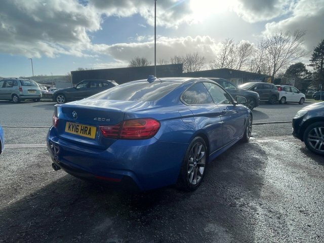 BMW 4 Series Gran Coupe 2.0 420D M Sport Coupe Euro 6 S S KY16HRA Blue #4