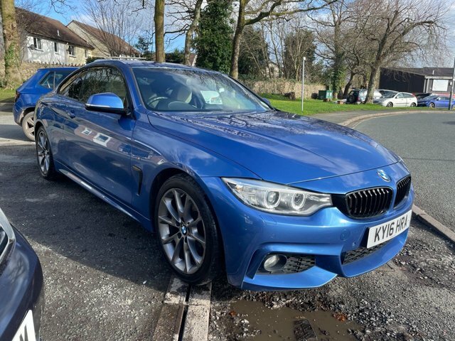BMW 4 Series Gran Coupe 2.0 420D M Sport Coupe Euro 6 S S KY16HRA Blue #2