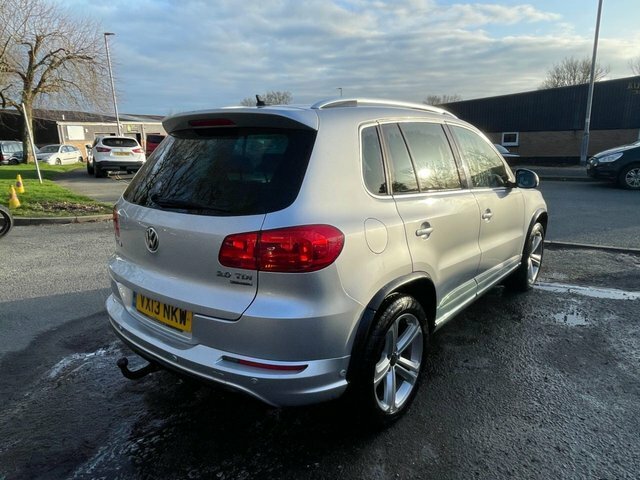 Volkswagen Tiguan 2.0 Tdi Bluemotion Tech R-line Suv Manu VX13NKW Silver #5