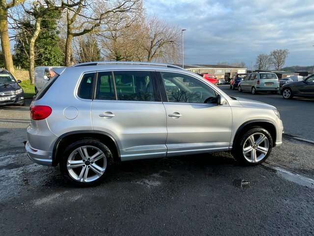 Volkswagen Tiguan 2.0 Tdi Bluemotion Tech R-line Suv Manu VX13NKW Silver #4