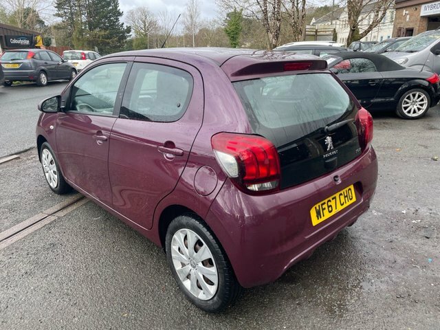 Peugeot 108 1.0 Active Hatchback 2 Tronic Euro 6 6 Purple #4