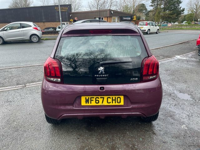 Peugeot 108 1.0 Active Hatchback 2 Tronic Euro 6 6 Purple #5