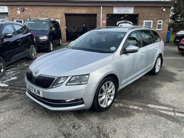 Skoda Octavia 1.6 Tdi Se L Estate Euro 6 S S GC17NJN Silver #2