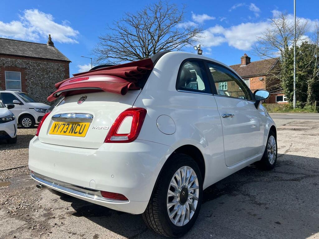 Fiat 500C Convertible 1.0 Mhev Euro 6 Ss 202373 White