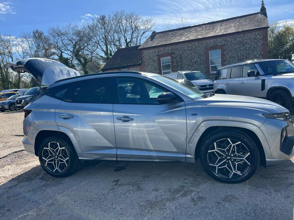 Hyundai Tucson Suv 1.6 H T-gdi N Line Euro 6 Ss 2023 DT73BGY Silver #4