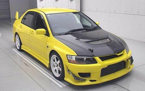 Mitsubishi Lancer 2003 03 2.0 Yellow