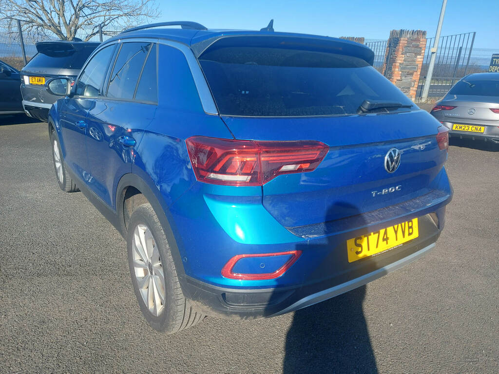 Volkswagen T-Roc 1.5 Tsi Match Dsg ST74YVB Blue #4