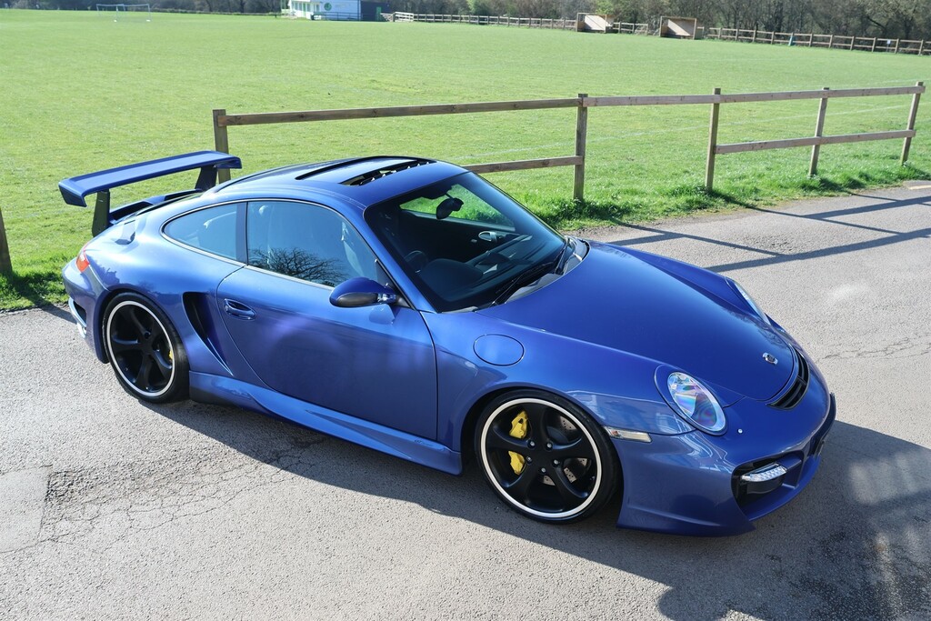Porsche 911 3.6 997 Turbo Coupe Awd 307 Gk Blue