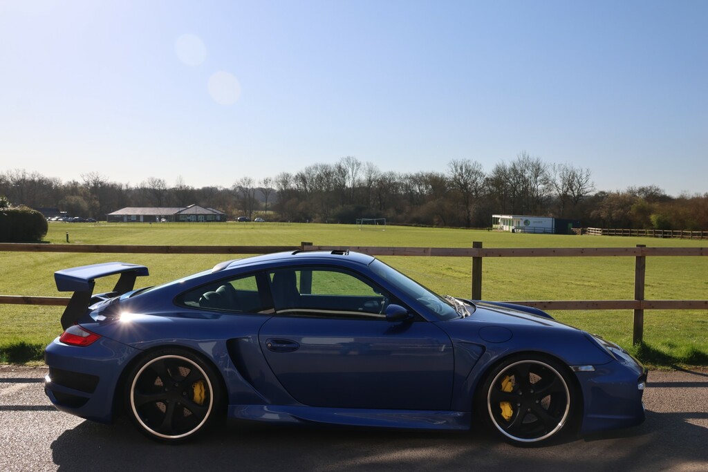 Porsche 911 3.6 997 Turbo Coupe Awd 307 Gk Blue #2